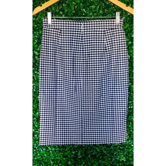 8. J. Crew 2 Pencil® skirt in micro gingham - Picture 3 of 5